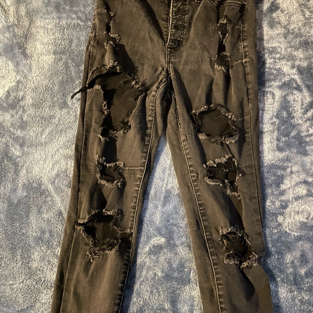SO Black Curvy Jeggings